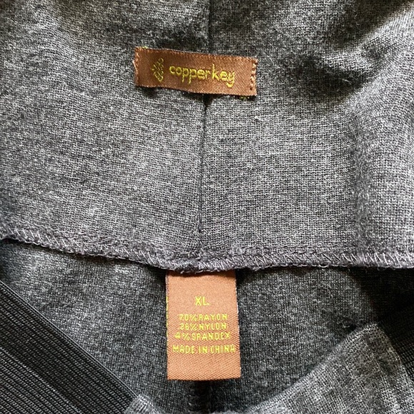 Copper Key Stretch Pants w/ Wide Stretch waist - Size XL - Heather Dark Gray - Picture 8 of 11